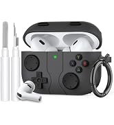 AhaStyle AirPods Pro 3 Case Cover with Cleaning Kit Retro Handheld Game Console Design for AirPod...