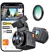Vantrue E1 Pro 4K Mini Dash Cam Front, STARVIS 2 PlatePix HDR Night Vision Car Camera, Built-in 5...