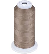 Simthread 100% Cotton Thread 1641 Yards Beige for Sewing Quilting