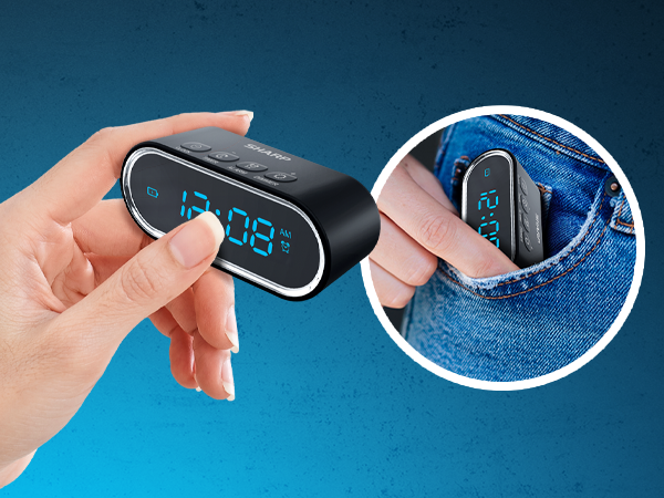 3-IN-1 TRAVEL ESSENTIAL: ALARM CLOCK, TIMER & POWER BANK