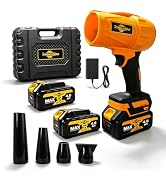 RhovixStar Leaf Blower 1000G, 20V Electric Leaf Blower with Powerful Airflow, for Patio Cleaning,...
