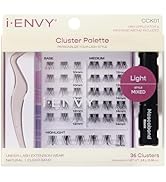 i-ENVY Cluster Palette Kit, DIY Lash Makeup, Customizable Under Lash Extension Layering All in On...