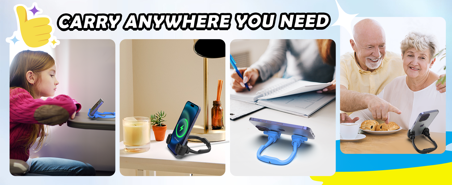 Stocking Stuffers for Teen Men Women Adults Gifts: Thumbs Up Phone Stand Holder Novelty Funny