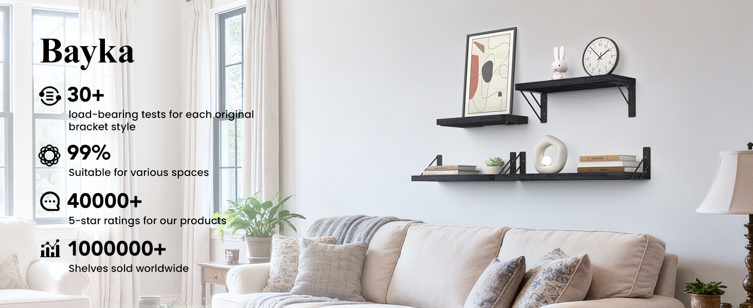 floating shelves