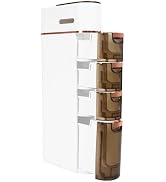 mignonnememe Narrow Storage Cabinet Slim Toilet Paper Storage Cabinet with 4 Drawers Bathroom Flo...