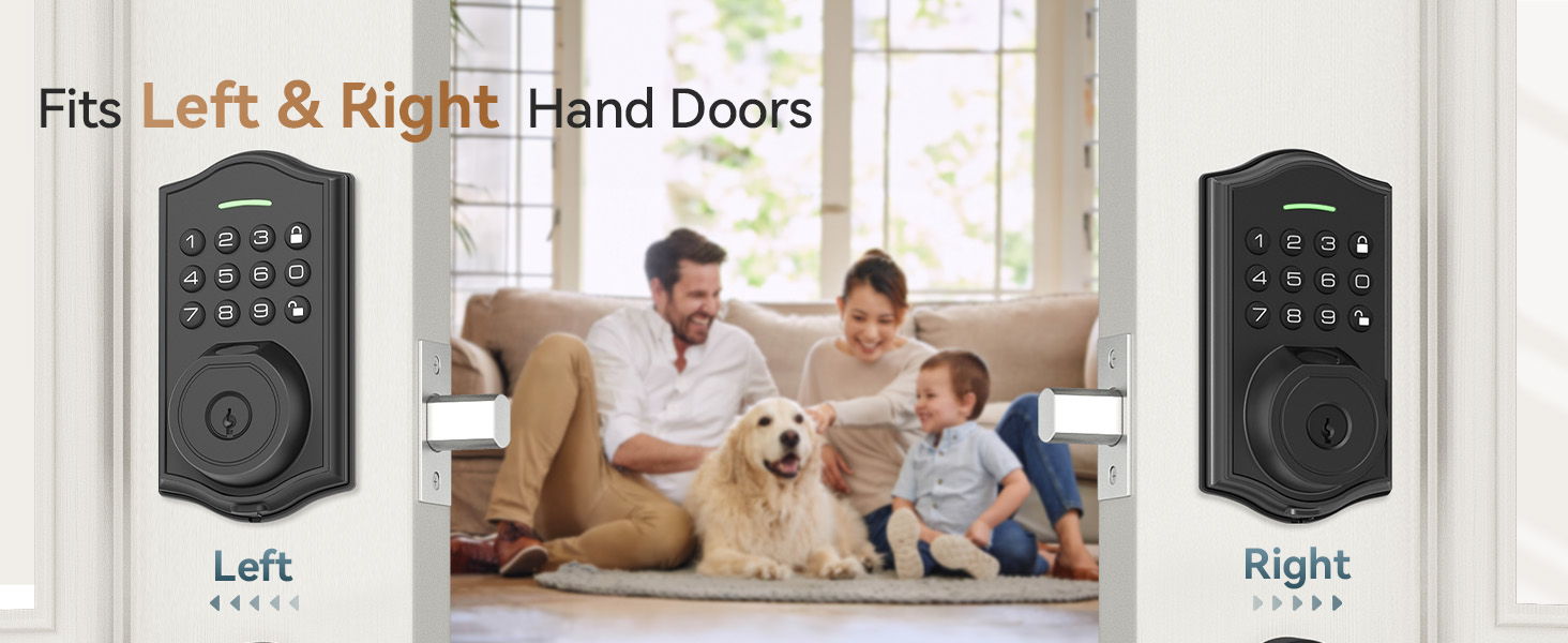 front door lock set keyless entry