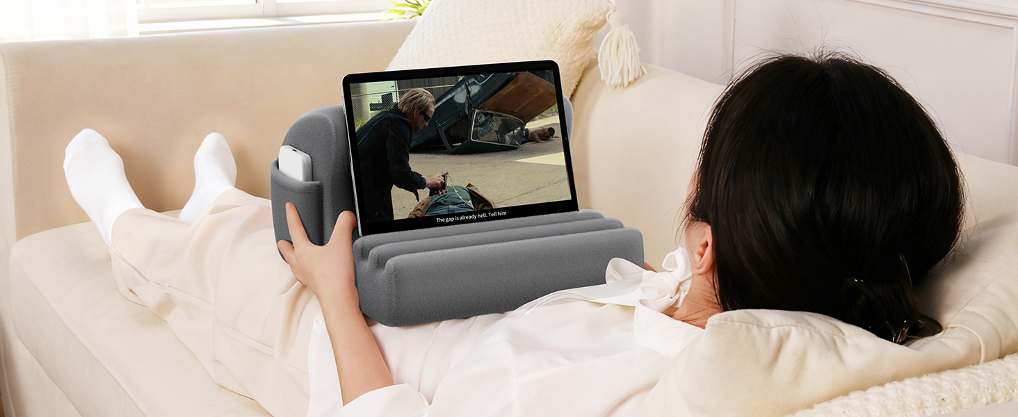 ipad pillow stand holder