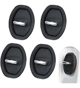 MOXRUQ 4 PCS Car Door Latch Lock Cover, Rust-proof Door Lock Cover Parts Protective Pads, Silicon...
