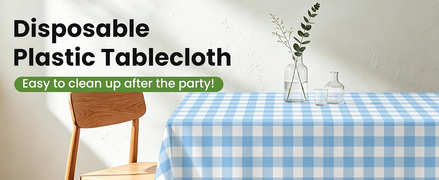 Disposable Plastic Tablecloth