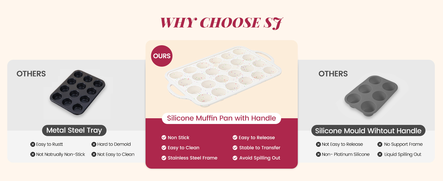 silicone muffin pan