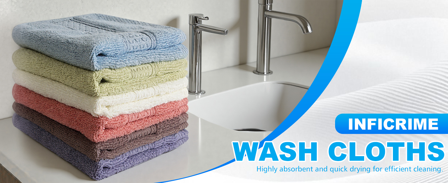 100% Cotton Wash Cloth