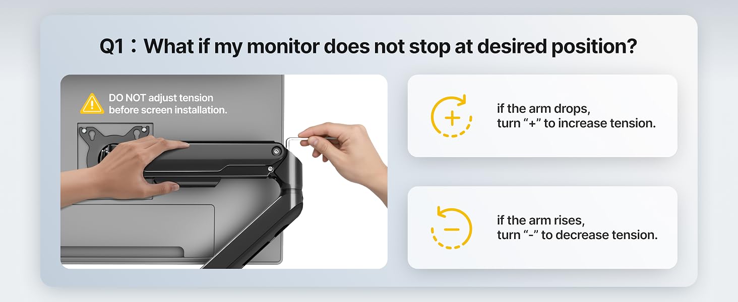 Monitor arm