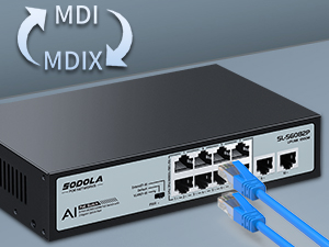 8 PORT GIGABIT POE SWITCH