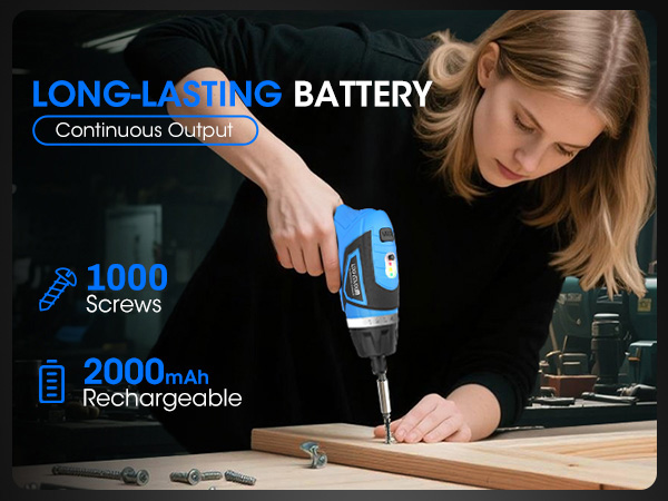 Rechargeable cordless screwdrivers