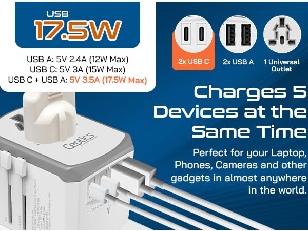 international plug adapters type f plug adapter usb c plugs for wall outlet adapter converter usb c