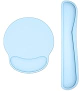 Dapesuom Keyboard Wrist Rest and Mouse Pad with Wrist Support, Memory Foam Cushion for Keyboard a...