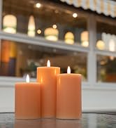 Light Orange Flickering Flameless Candles