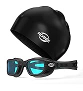 Robee Swimming Goggles, Adult Polarized Swim Goggles for Men Women Youth, Water Pool Glasses