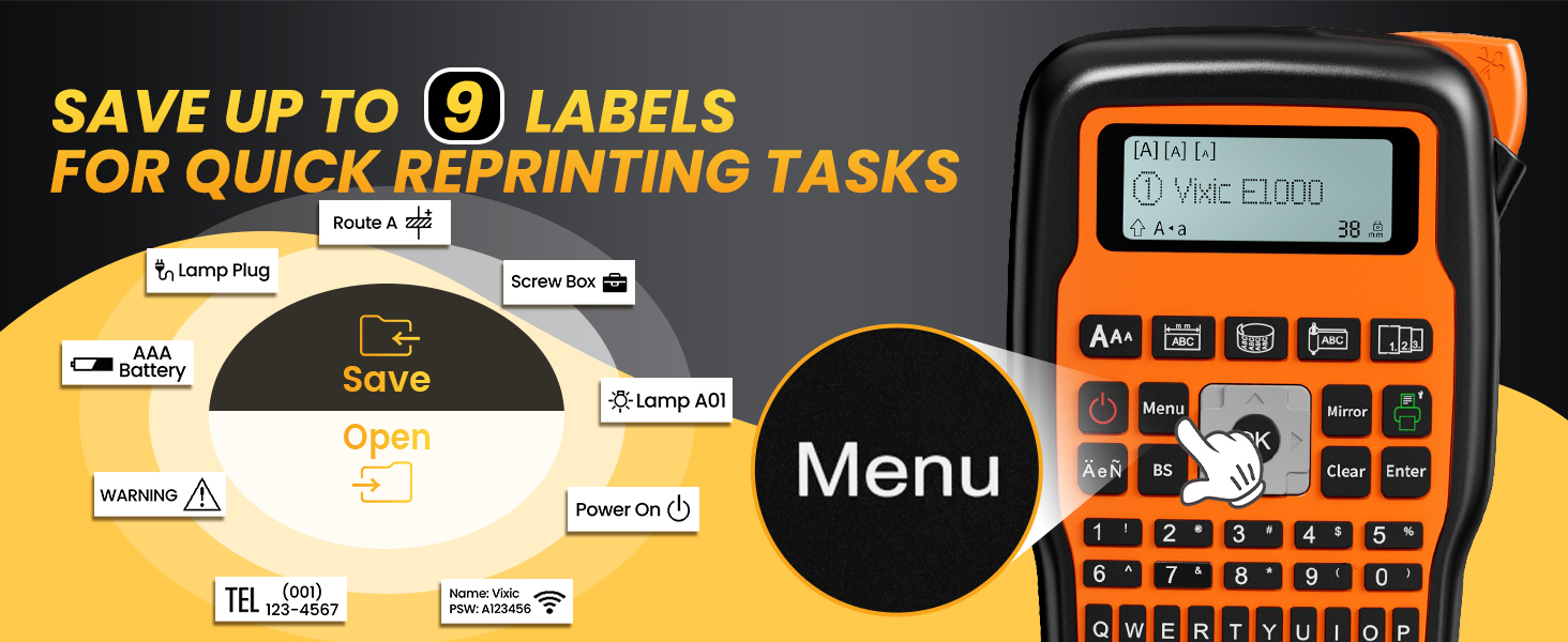 e1000 label makers save for next reprinting