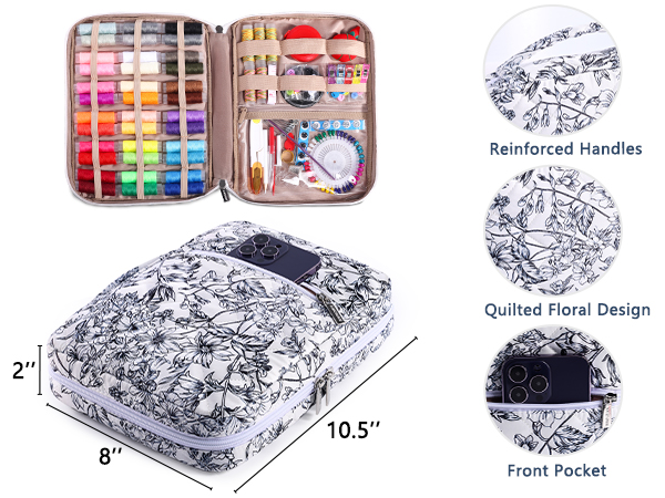 Large Sewing Kit Organizer Case for Beginners