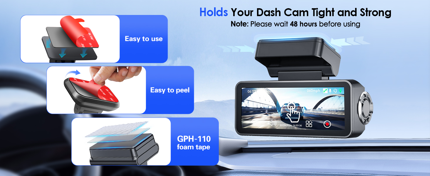 dash cam mounting pad car camera sticky pad dashboard camera replacement pad