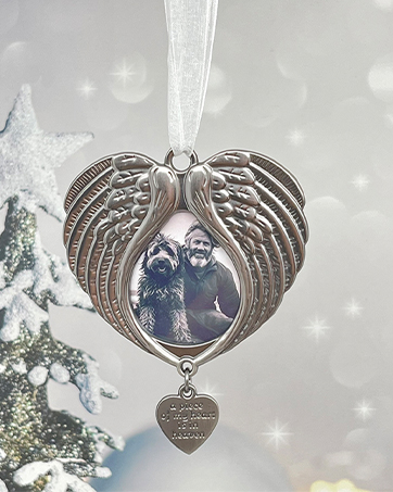 Christmas Ornaments Angel Wings - New A Piece of My Heart is in Heaven Ornament