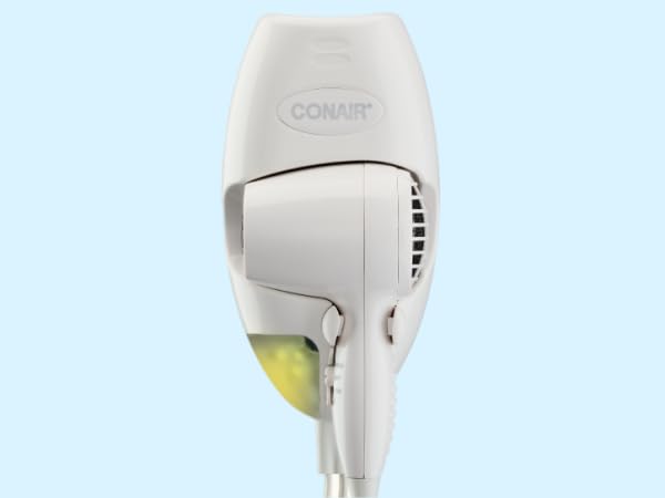 Wall mounted hair dryer