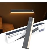 Under Cabinet Lighting, Motion Sensor Under Counter Lights for Kitchen, 66 LED Rechargeable Close...