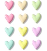 18 pcs Adorable Heart-Shaped Decorative Magnets, Colorful Fridge Magnets, Suitable for Refrigerat...