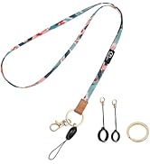 WK IEASON Lanyard Neck Strap Keychain ID Holder Keyring Keys Badge Holder Phone Camera Strap hold...