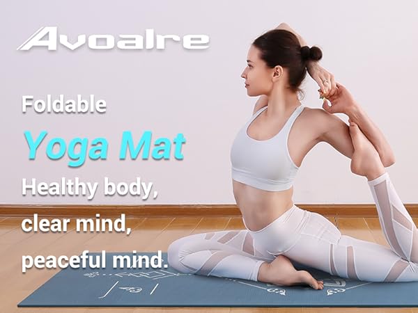 Avoalre Foldable Travel Yoga Mat