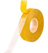 Sunroda Double Sided Fabric Tape Heavy Duty 0.79" x66FT, Clear Strong Adhesive w/Fiberglass Mesh ...