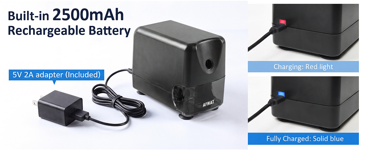 AFMAT PSD3 Rechargeable Pencil Sharpener