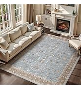 WITSHOCK 8x10 Area Rugs for Living Room, Washable Non Slip Rugs for Bedroom Dining Room Office, S...