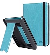 CoBak Case for All New Kindle 11th Generation 2022 Release Only - PU Leather Smart Cover with Kic...