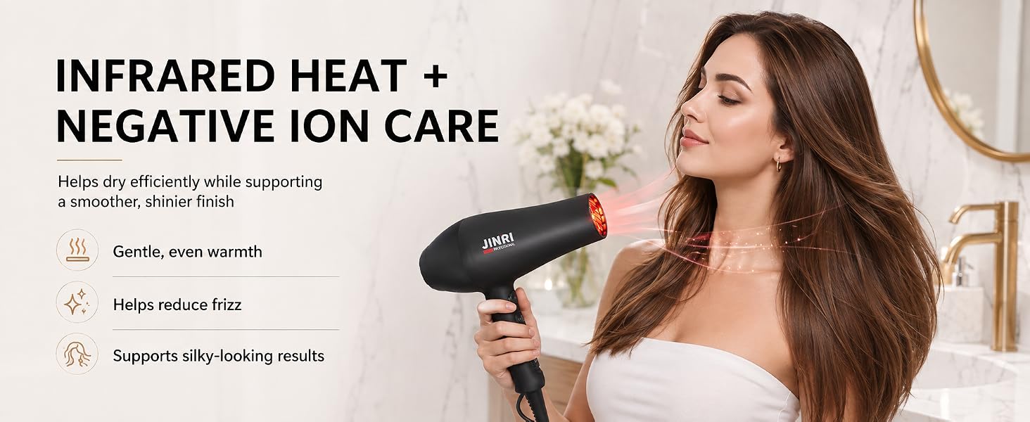 JINRI Infrared Hair Dryer