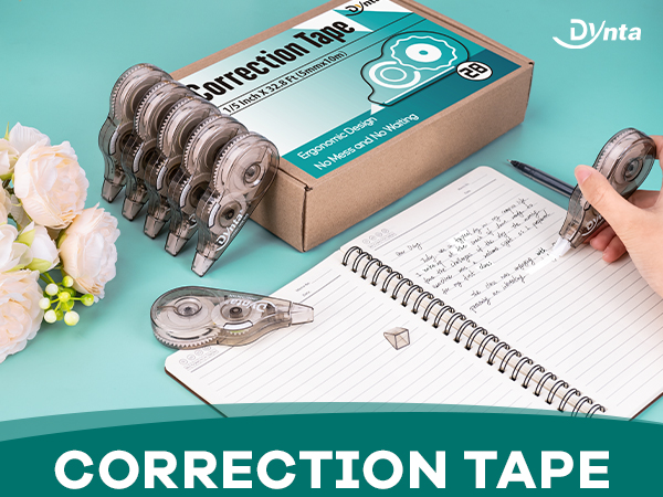 Experience the smoothest corrections with Dynta correction tapes