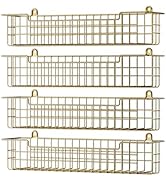 GUUKAR Spice Rack, 4-Pack Seasoning Organizer Wall Mount for Kitchen Storage Organization, Spice ...
