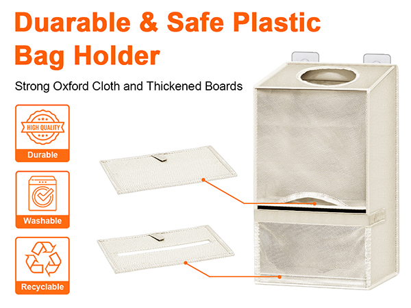 shopping bag holder storage bag organizer plastic bag dispenser garbage bag holder