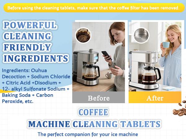 coffee machine cleaning tablets