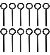 Seamaka 12PCS 5/32” Standard Hex Dogging Key with Full Loop(Black),Metal Wrench Door Key for Push...