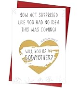 Godmother Proposal Scratch Off Card,Godmother Gifts,Will You Be My Godmother Card, Pregnancy Anno...