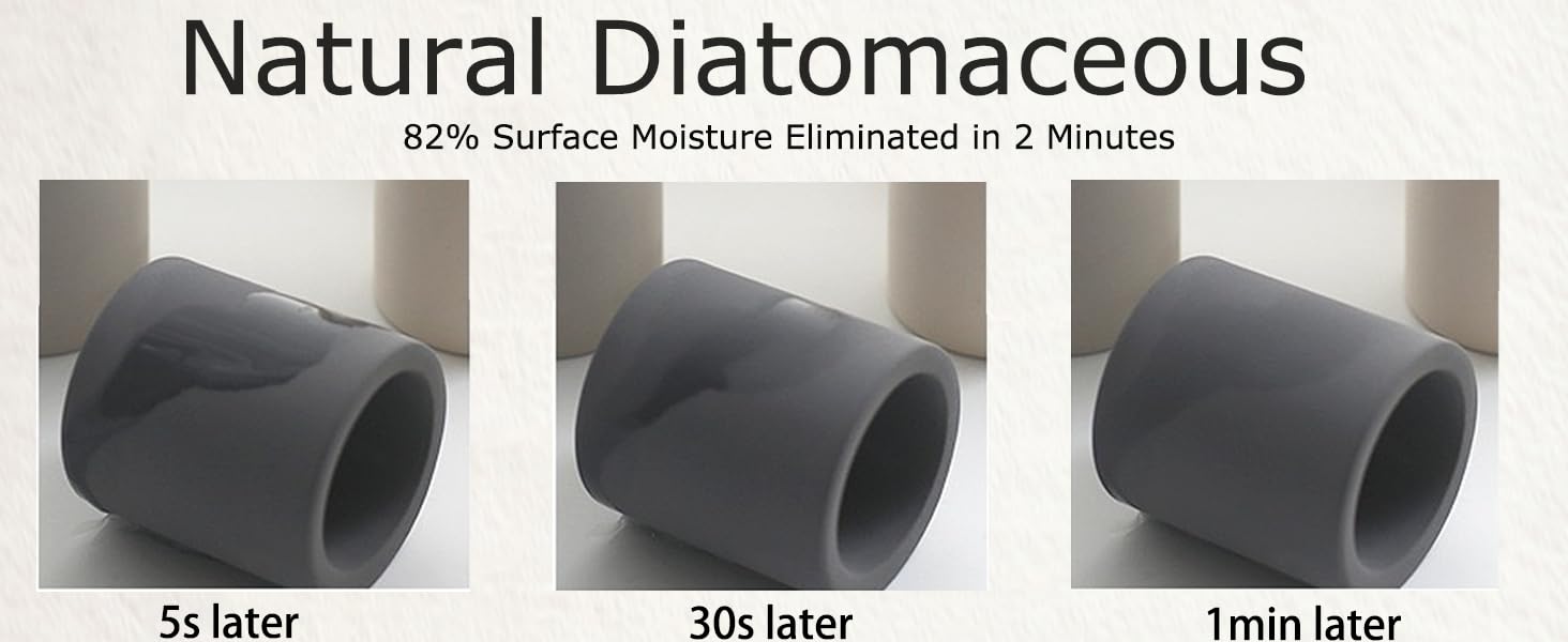Natural Diatomaceous 82% Surface Moisture Eliminated in 2 Minutes