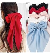 Hair Bows 5 PCS hair ribbon Hair Bows for Women Girls,Big Bows Hair Clips,Bow-knot Hair Clips for...