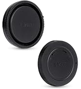JJC E-Mount Body Cap & Rear Lens Cap Cover Kit for Sony A7 A7II A7III A7IV A7S II III A7R II III ...
