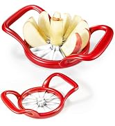LIIGEMI 5.5 Inch Extra Large Apple Slicer,12-Slice Thin Apple Slicer and Corer,Cutter, Divider, W...