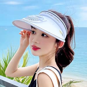 USB Sun Visor Hat