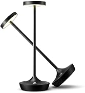 Willdoak Cordless Table Lamp Rechargeable - 6000mAh LED Battery Operated Table Light - Portable T...