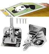 2PCS of Screen Printing Clamps Screen Frame Butterfly Hinge Clamp for Silk Screen Printing Frame ...