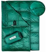 covacure Camping Blanket - Outdoor Travel Blanket, Packable, Puffy Blanket, Lightweight & Warm Qu...